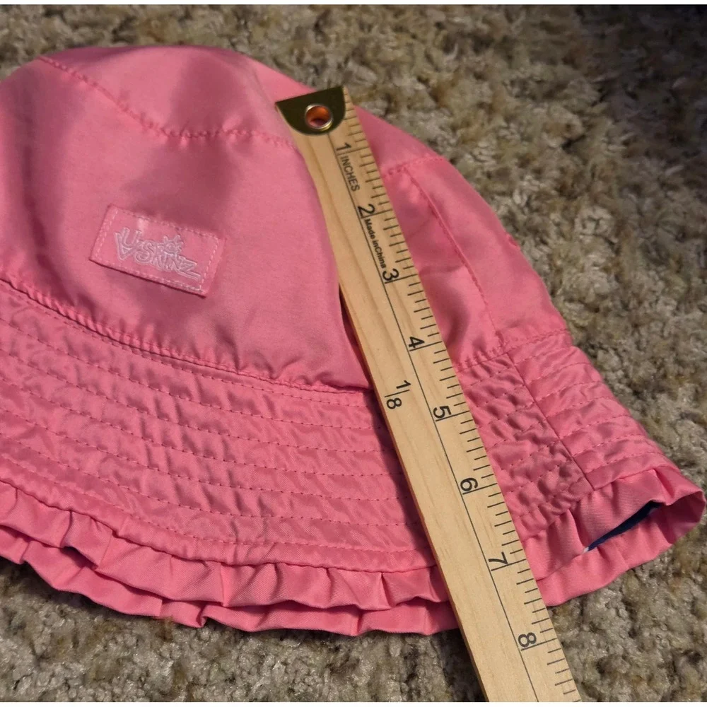 UV Skinz Reversible Sun Hat Youth Size 6‎ UPF 50+ Pink Beach Sun Protection